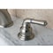 Kingston Brass KB968 Magellan Widespread Bathroom Faucet W/Retail Pop-Up, Brushed Nkl KB968 - alternate 4